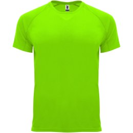 Bahrain sportowa koszulka dziecięca z krótkim rękawem fluor green (K04075BH)