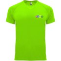 Bahrain sportowa koszulka dziecięca z krótkim rękawem fluor green (K04075BM)