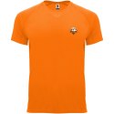 Bahrain sportowa koszulka dziecięca z krótkim rękawem fluor orange (K04073LD)