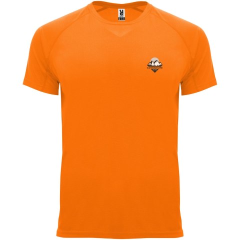 Bahrain sportowa koszulka dziecięca z krótkim rękawem fluor orange