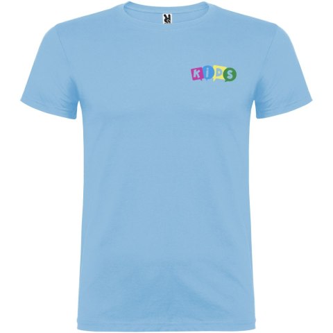 Beagle koszulka dziecięca z krótkim rękawem błękitny