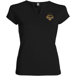 Belice koszulka damska z krótkim rękawem czarny (R65323O5)