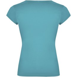 Belice koszulka damska z krótkim rękawem turkusowy (R65324U1)