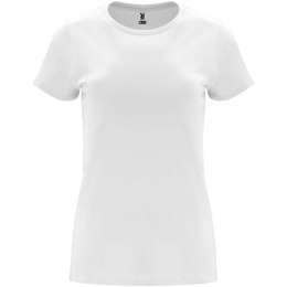 Capri koszulka damska z krótkim rękawem biały (R66831Z3)