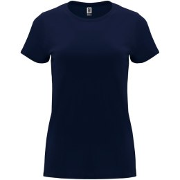 Capri koszulka damska z krótkim rękawem navy blue (R66831R1)