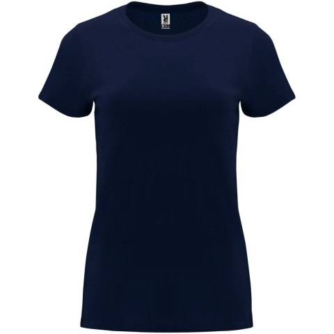 Capri koszulka damska z krótkim rękawem navy blue (R66831R1)