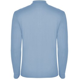 Estrella koszulka męska polo z długim rękawem błękitny (R66352H4)