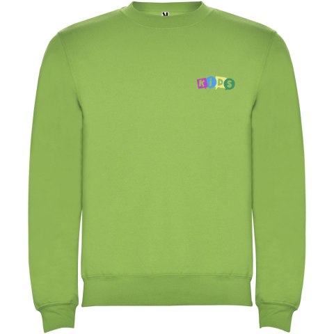 Ulan bluza unisex z zamkiem błyskawicznym na całej długości oasis green (K10705RC)