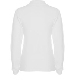Estrella koszulka damska polo z długim rękawem biały (R66361Z1)