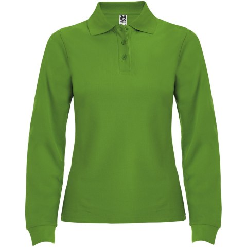 Estrella koszulka damska polo z długim rękawem grass green (R66365C1)