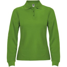Estrella koszulka damska polo z długim rękawem grass green (R66365C2)