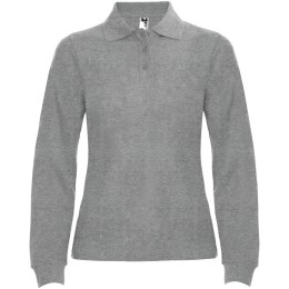 Estrella koszulka damska polo z długim rękawem marl grey (R66362U1)