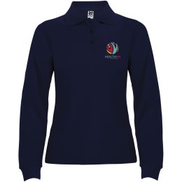 Estrella koszulka damska polo z długim rękawem navy blue (R66361R1)