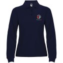 Estrella koszulka damska polo z długim rękawem navy blue (R66361R2)