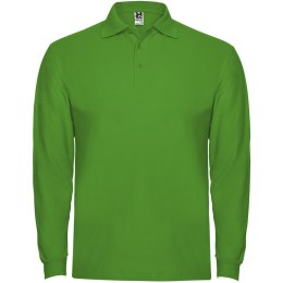 Estrella koszulka męska polo z długim rękawem grass green (R66355C1)