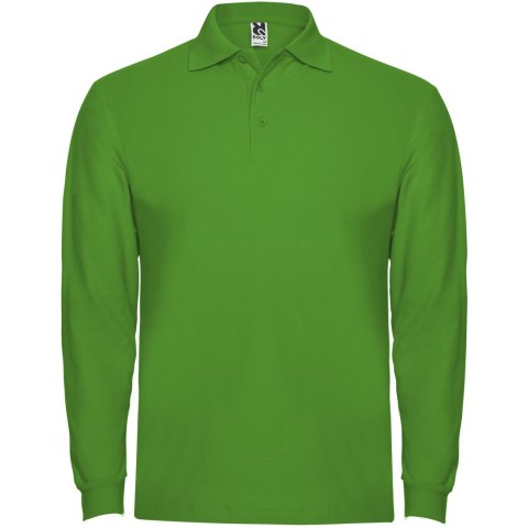 Estrella koszulka męska polo z długim rękawem grass green (R66355C2)