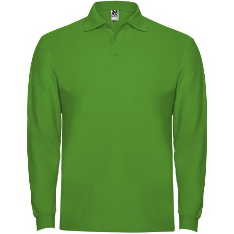 Estrella koszulka męska polo z długim rękawem grass green (R66355C4)