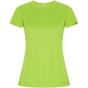 Imola sportowa koszulka damska z krótkim rękawem fluor green