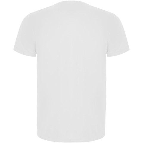 Imola sportowa koszulka dziecięca z krótkim rękawem biały