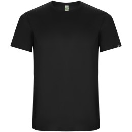 Imola sportowa koszulka dziecięca z krótkim rękawem czarny (K04273OD)