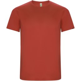 Imola sportowa koszulka dziecięca z krótkim rękawem czerwony (K04274ID)