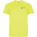 Imola sportowa koszulka dziecięca z krótkim rękawem fluor yellow (K04271CM)