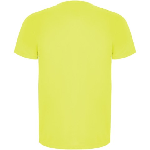 Imola sportowa koszulka dziecięca z krótkim rękawem fluor yellow