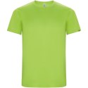 Imola sportowa koszulka dziecięca z krótkim rękawem lime / green lime (K04272XD)