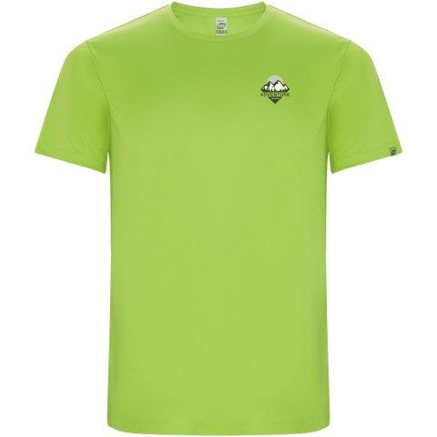 Imola sportowa koszulka dziecięca z krótkim rękawem lime / green lime