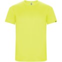 Imola sportowa koszulka męska z krótkim rękawem fluor yellow (R04271C1)