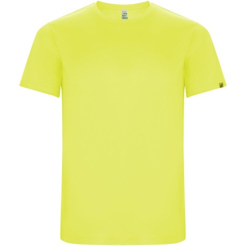 Imola sportowa koszulka męska z krótkim rękawem fluor yellow (R04271C1)