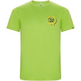 Imola sportowa koszulka męska z krótkim rękawem lime / green lime (R04272X1)