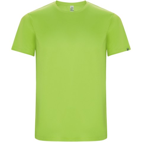 Imola sportowa koszulka męska z krótkim rękawem lime / green lime (R04272X3)