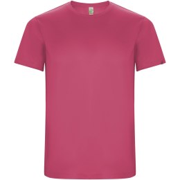 Imola sportowa koszulka męska z krótkim rękawem pink fluor (R04274P5)