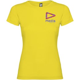 Jamaica koszulka damska z krótkim rękawem żółty (R66271B1)