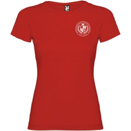 Jamaica koszulka damska z krótkim rękawem czerwony (R66274I2)
