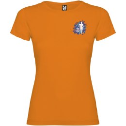 Jamaica koszulka damska z krótkim rękawem pomarańczowy (R66273I2)