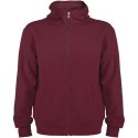 Montblanc bluza unisex z kapturem z suwakiem na całej długości garnet (R64212P1)