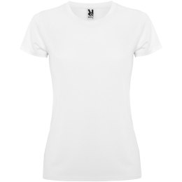 Montecarlo sportowa koszulka damska z krótkim rękawem biały (R04231Z2)