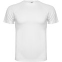 Montecarlo sportowa koszulka dziecięca z krótkim rękawem biały (K04251ZM)