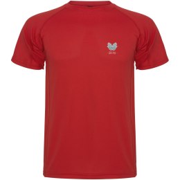 Montecarlo sportowa koszulka dziecięca z krótkim rękawem czerwony (K04254ID)