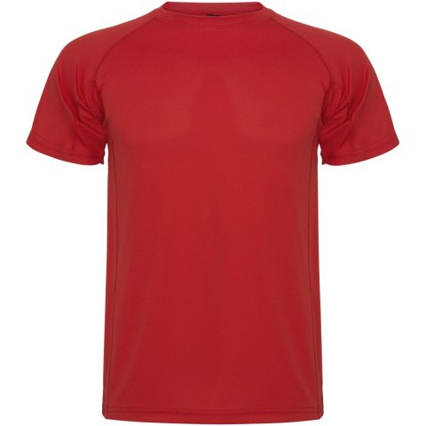 Montecarlo sportowa koszulka dziecięca z krótkim rękawem czerwony (K04254IM)