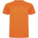 Montecarlo sportowa koszulka dziecięca z krótkim rękawem fluor orange (K04253LD)