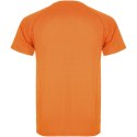 Montecarlo sportowa koszulka dziecięca z krótkim rękawem fluor orange (K04253LD)