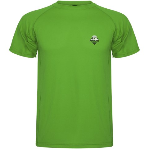 Montecarlo sportowa koszulka dziecięca z krótkim rękawem green fern (K04255DH)