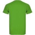 Montecarlo sportowa koszulka dziecięca z krótkim rękawem green fern (K04255DM)