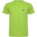 Montecarlo sportowa koszulka dziecięca z krótkim rękawem lime / green lime (K04252XD)