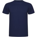 Montecarlo sportowa koszulka dziecięca z krótkim rękawem navy blue (K04251RD)