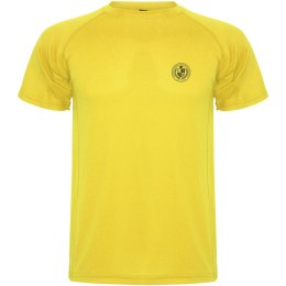 Montecarlo sportowa koszulka dziecięca z krótkim rękawem żółty (K04251BD)