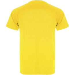 Montecarlo sportowa koszulka dziecięca z krótkim rękawem żółty (K04251BH)